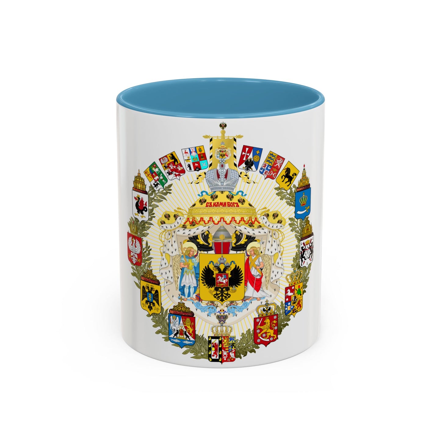 Greater Coat of Arms of the Russian Empire - Accent Coffee Mug