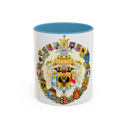 Greater Coat of Arms of the Russian Empire - Accent Coffee Mug