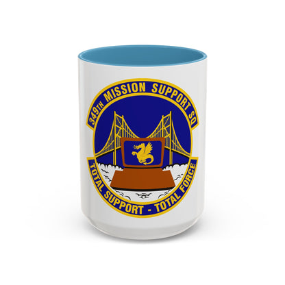349th Mission Support Squadron (U.S. Air Force) Accent Coffee Mug