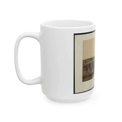 Brady's Incidents Of The War. (Fort Richardson Va.) Camp 1st. Conn Artilery Sic, Col. R.O. Tyler (U.S. Civil War) White Coffee Mug