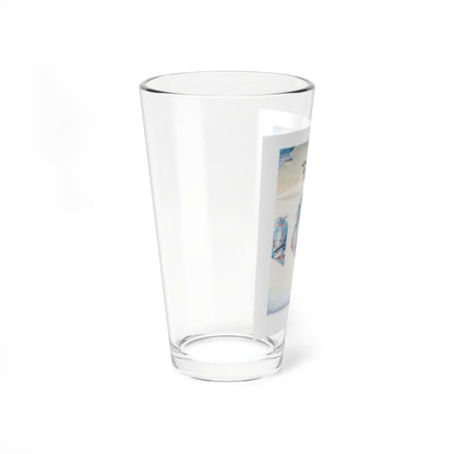 One Golden Earring by Ann Boyle (Avalon Books, 1974) - Pint Glass 16oz