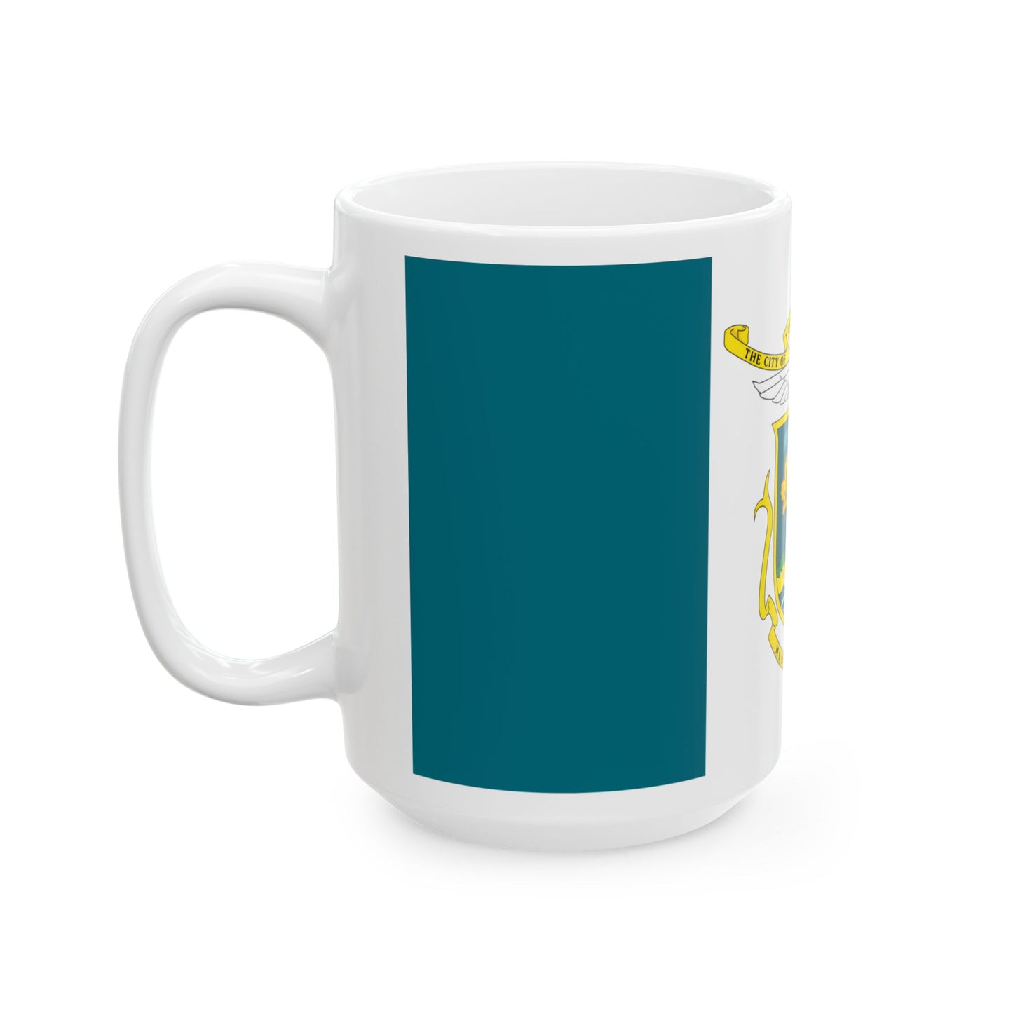 Flag of Yellowknife NWT Canada - White Coffee Mug