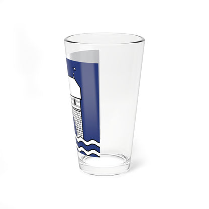 CHE Zurich 1 rechts der Limmat Flag (Switzerland) Pint Glass 16oz