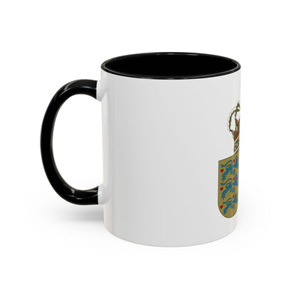 Coat of arms of the County of Greenland - Accent Coffee Mug