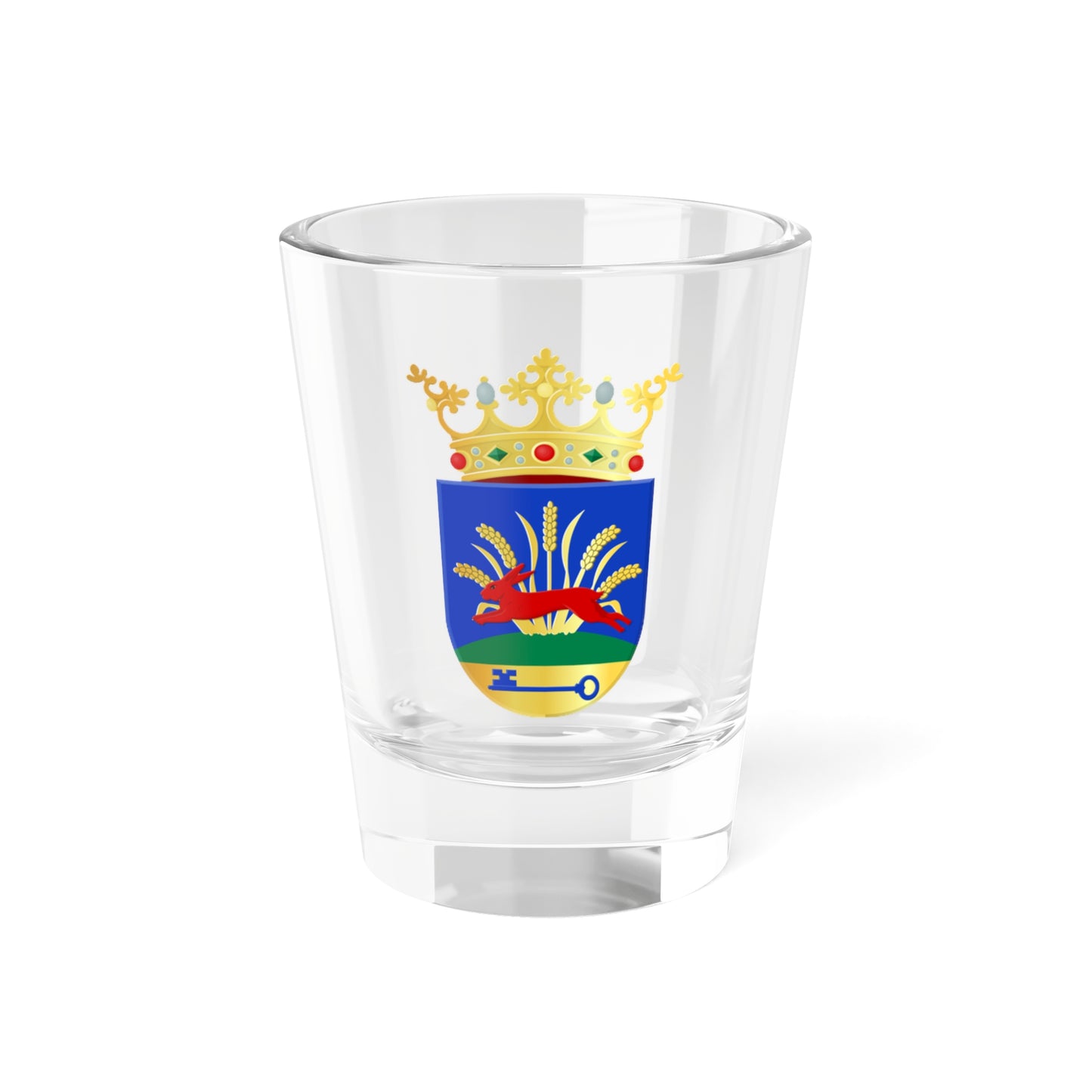 Gaasterland-Sloten wapen (Netherlands) (Coat of Arms) Shot Glass 1.5oz