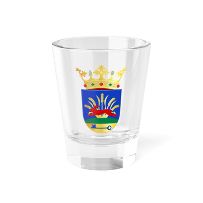 Gaasterland-Sloten wapen (Netherlands) (Coat of Arms) Shot Glass 1.5oz