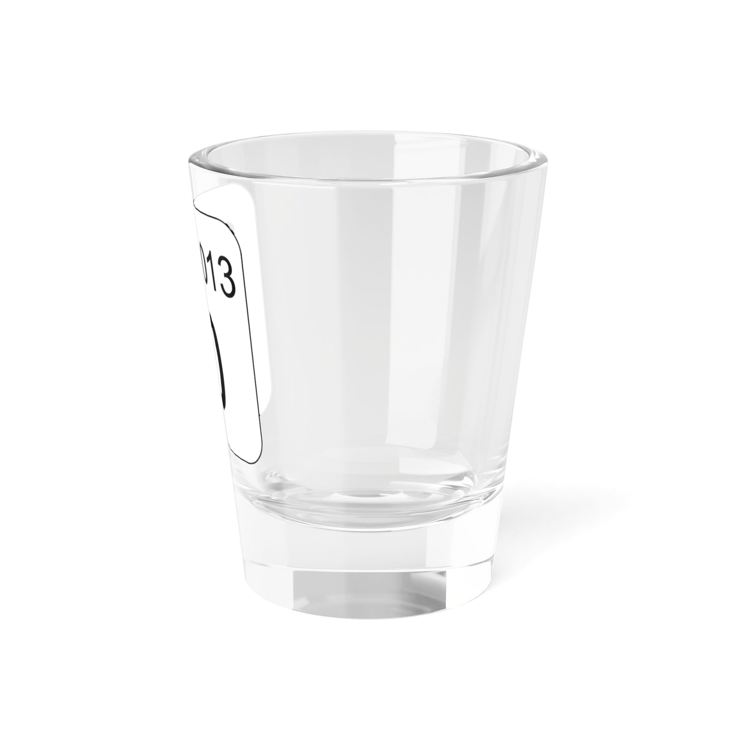 PA QR 2013 (Pennsylvania) (Road Sign) Shot Glass 1.5oz