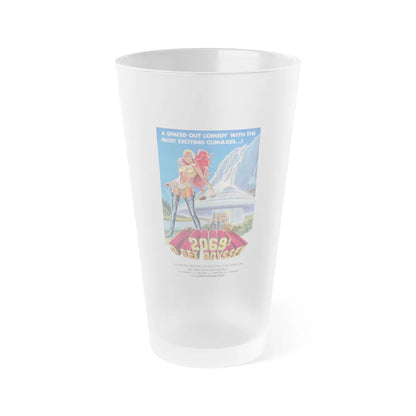 2069 A SEX ODYSSEY 1974 Movie Poster - Frosted Pint Glass 16oz-16oz-Frosted-Go Mug Yourself