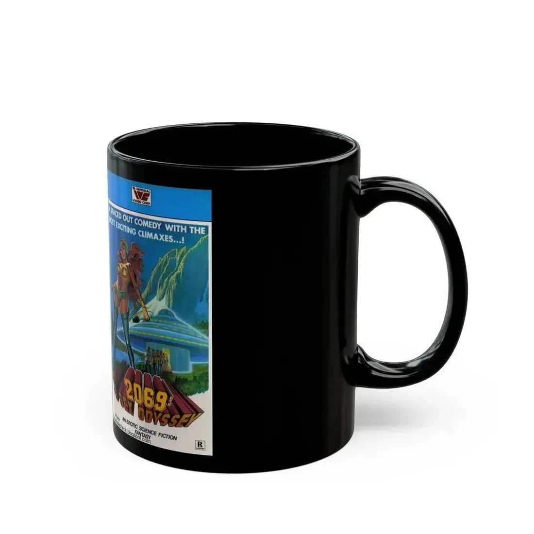 2069 A SEX ODYSSEY (VHS COVER) - Black Coffee Mug - Go Mug Yourself