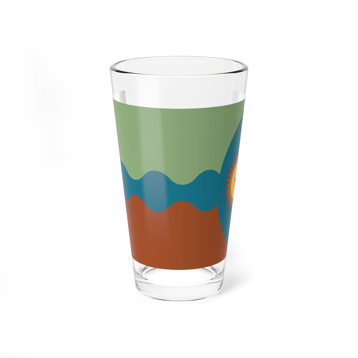 Bandera del Municipio Casacoima (Venezuela) Pint Glass 16oz