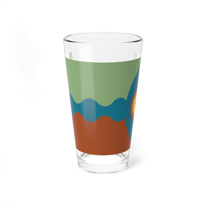 Bandera del Municipio Casacoima (Venezuela) Pint Glass 16oz