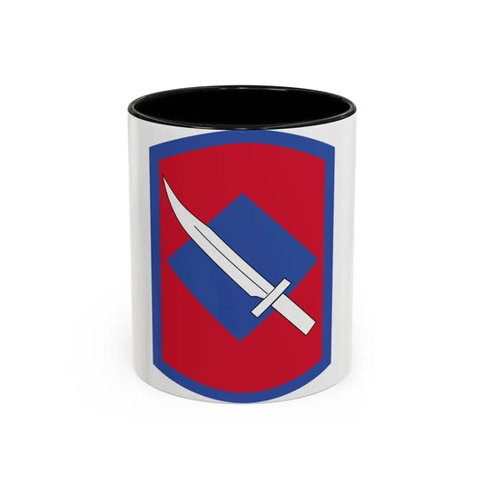 206th Field Artillery Regiment (U.S. Army) Accent Coffee Mug 11oz Black - Go Mug Yourself