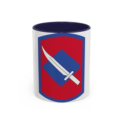 206th Field Artillery Regiment (U.S. Army) Accent Coffee Mug 11oz Navy - Go Mug Yourself