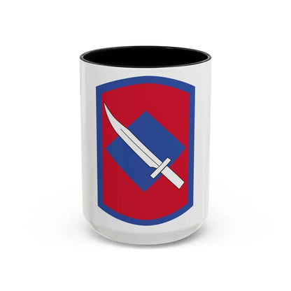 206th Field Artillery Regiment (U.S. Army) Accent Coffee Mug 15oz Black - Go Mug Yourself
