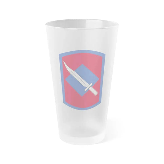 206th Field Artillery Regiment (U.S. Army) Frosted Pint Glass 16oz Default Title - Go Mug Yourself