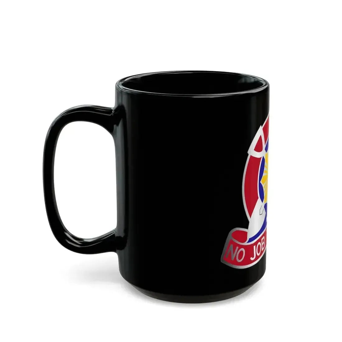 207 Engineer Battalion (U.S. Army) Black Coffee Mug - Go Mug Yourself