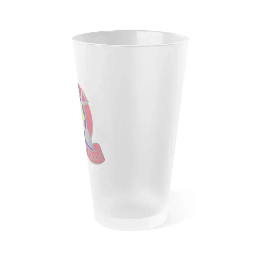 207 Engineer Battalion (U.S. Army) Frosted Pint Glass 16oz - Go Mug Yourself