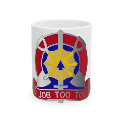 207 Engineer Battalion (U.S. Army) White Coffee Mug 11oz - Go Mug Yourself
