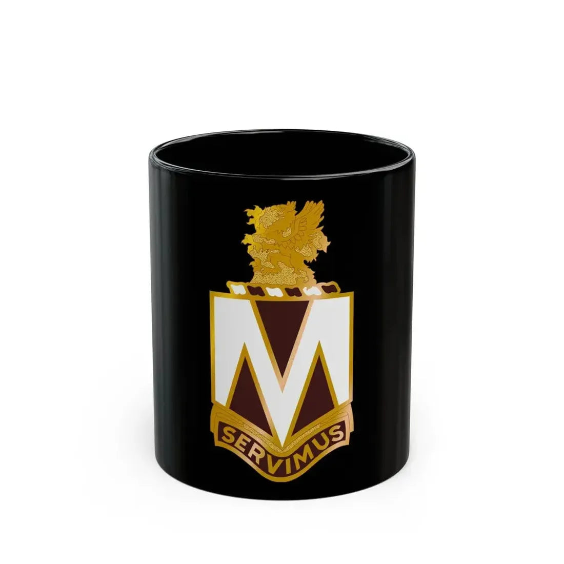 207 Evacuation Hospital (U.S. Army) Black Coffee Mug - Go Mug Yourself