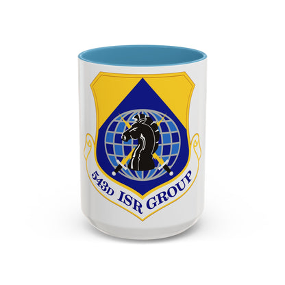 543 Intelligence Surveillance and Reconnaissance Group AFISRA (U.S. Air Force) Accent Coffee Mug