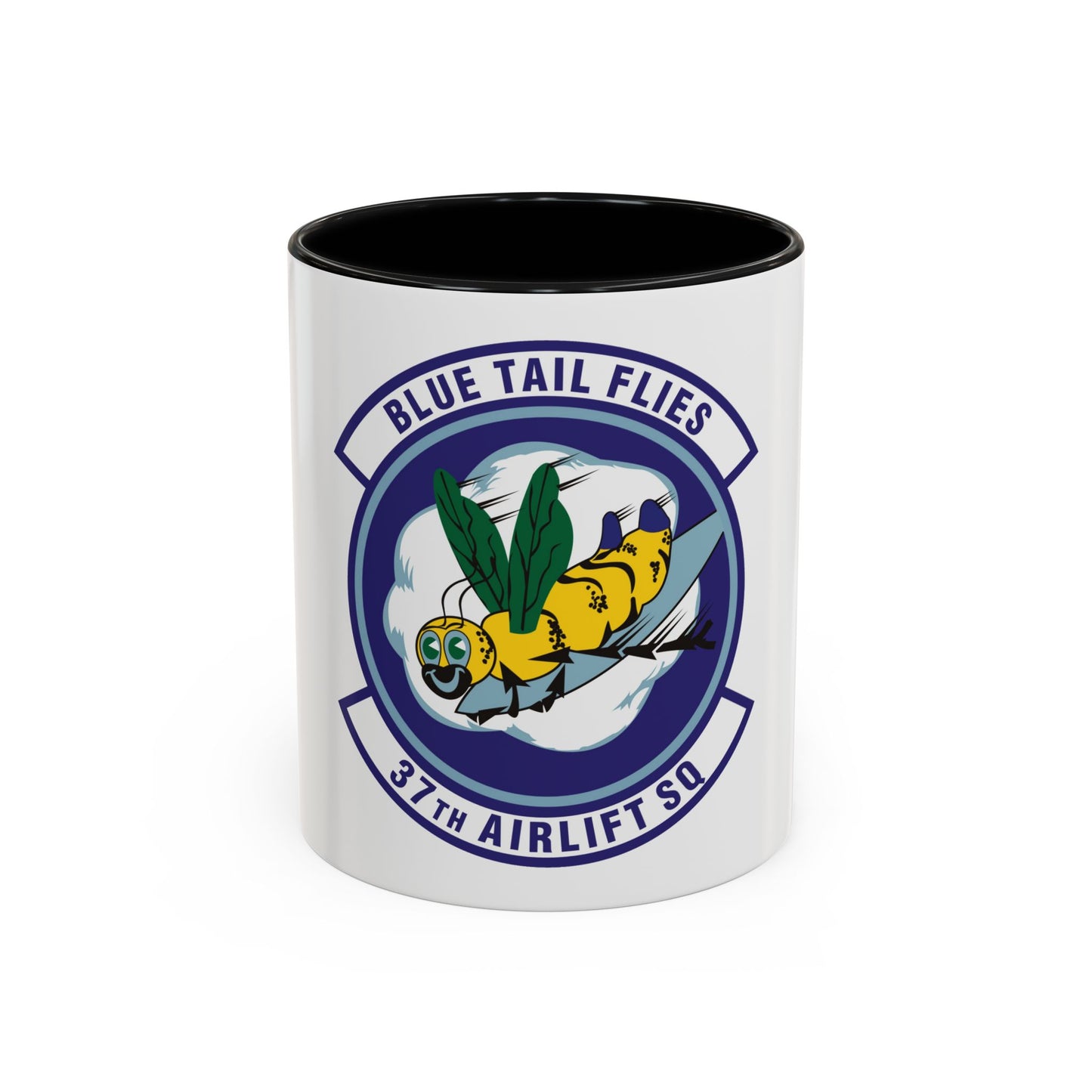 37th Airlift Squadron (U.S. Air Force) Accent Coffee Mug | Military Mug Gift