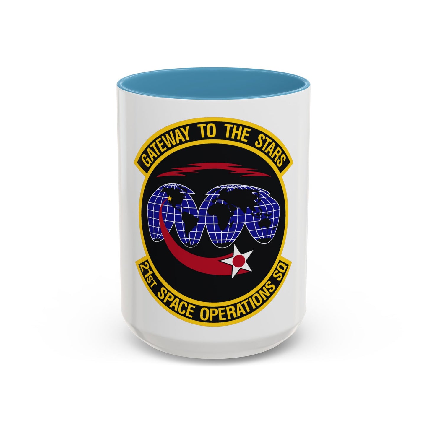 21st Space Operations Squadron (U.S. Air Force) Accent Coffee Mug