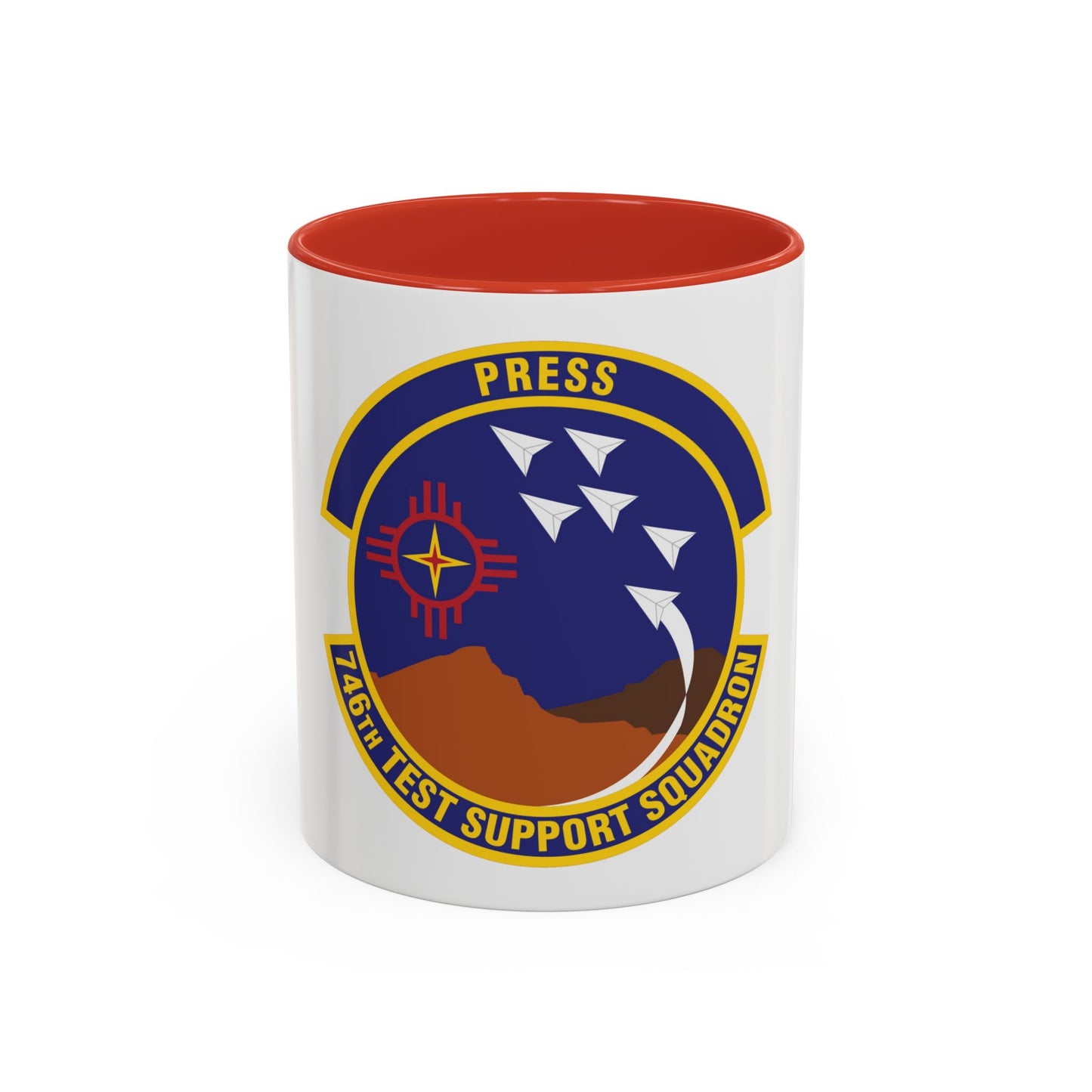 746th Test Support Squadron (U.S. Air Force) Accent Coffee Mug