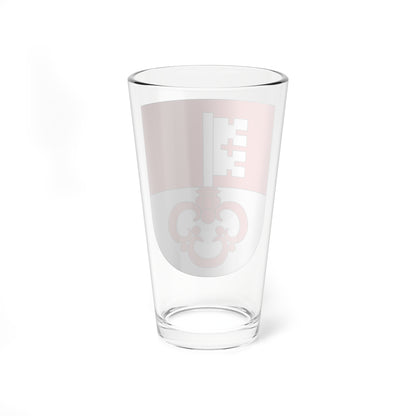 Obwald-coat of arms (Switzerland) (Coat of Arms) Pint Glass 16oz