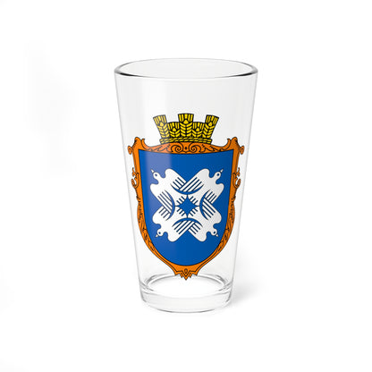 Coat of arms Sknyliv (Ukraine) (Coat of Arms) Pint Glass 16oz