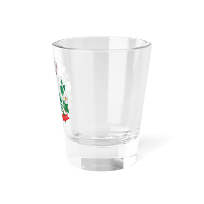 Brasão de Santa Cruz - RN (Brazil) (Coat of Arms) Shot Glass 1.5oz