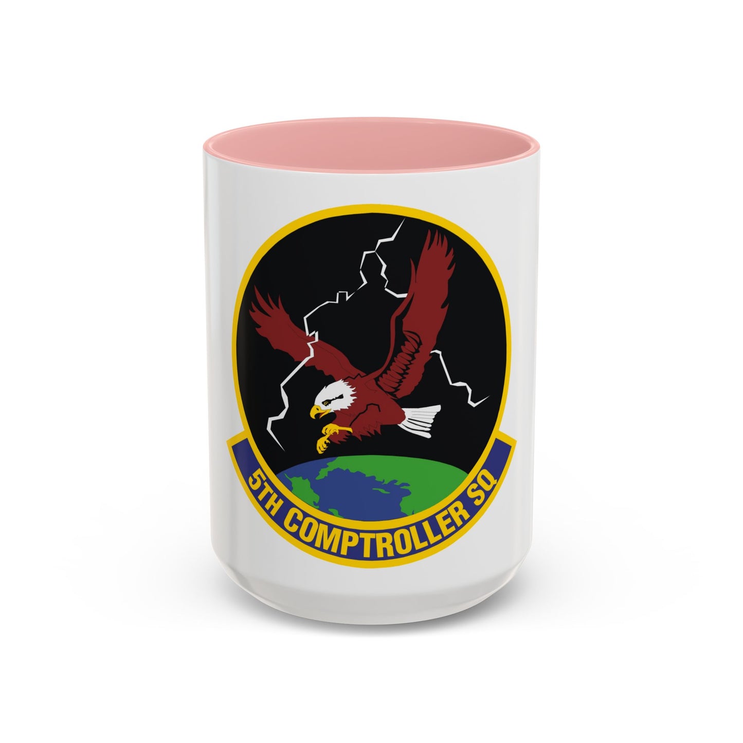 5 Comptroller Squadron AFGSC (U.S. Air Force) Accent Coffee Mug