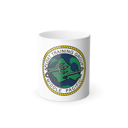 AFLOAT Training Group MID PACIFIC (U.S. Navy) Color Changing Mug 11oz