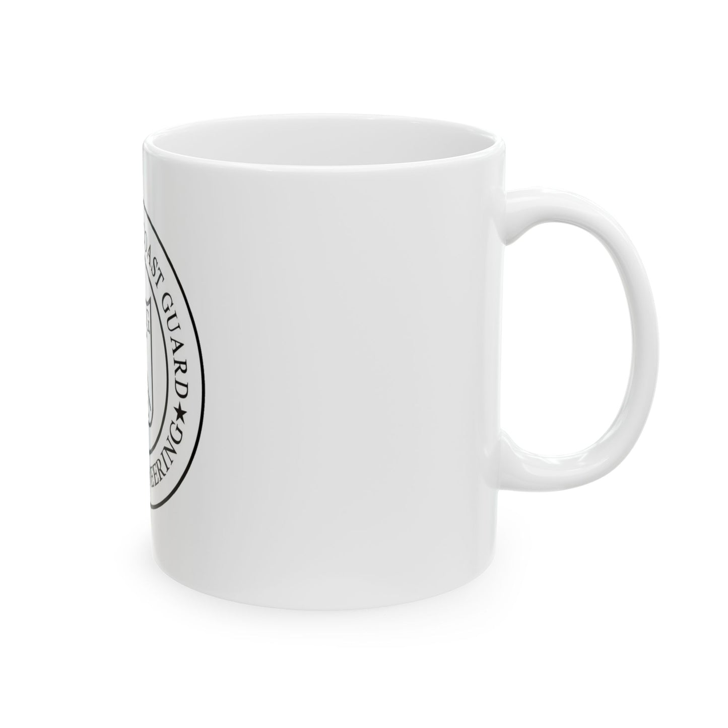 USCG Civil Engineering (U.S. Coast Guard) White Coffee Mug