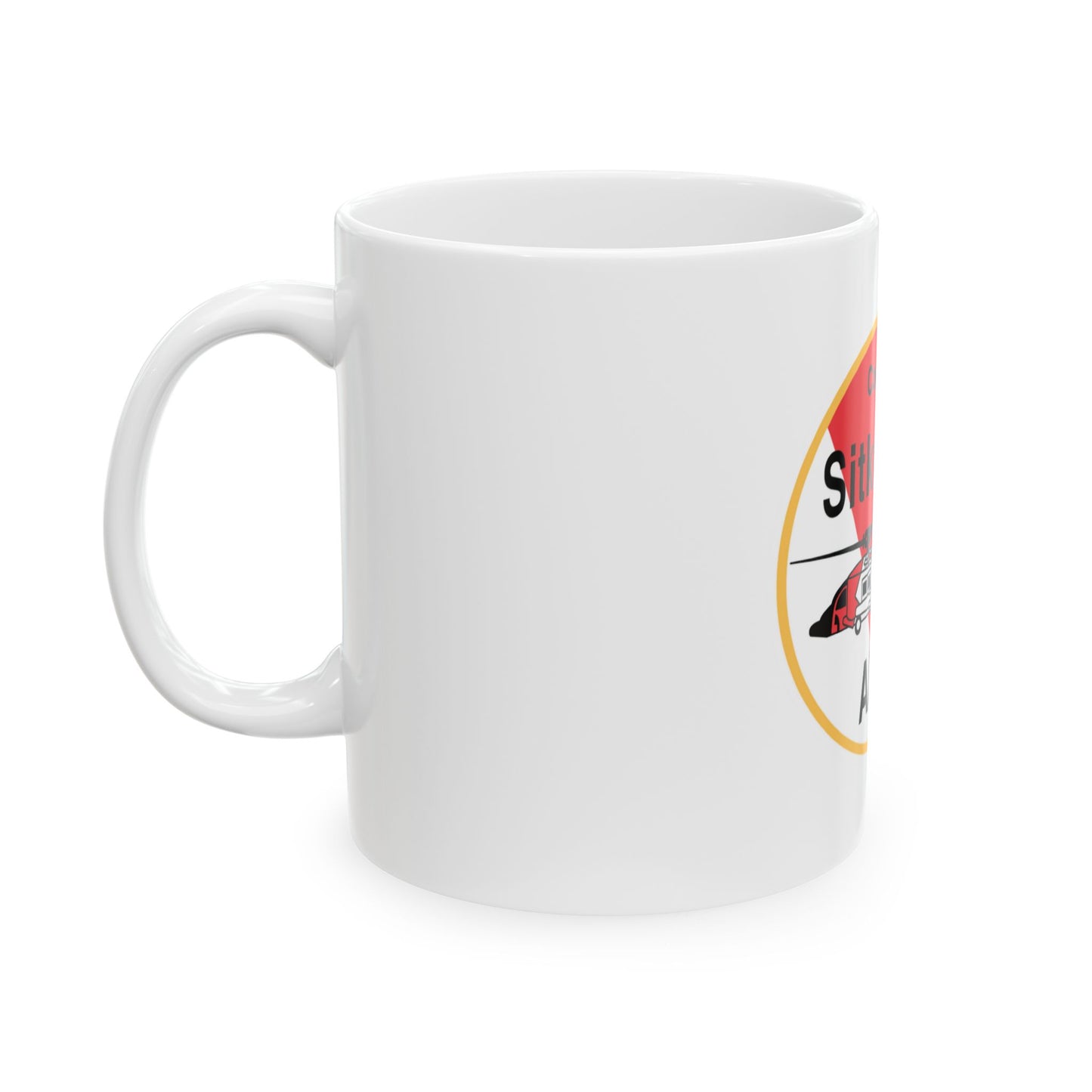 USCG Air Station Sitka (U.S. Coast Guard) White Coffee Mug