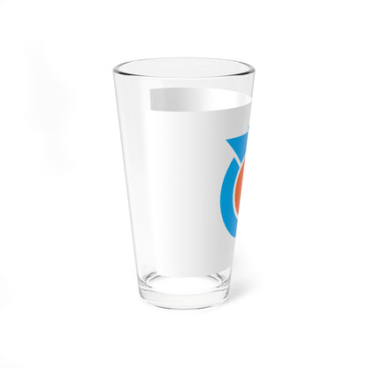 Flag of Sanagochi Tokushima (Japan) Pint Glass 16oz
