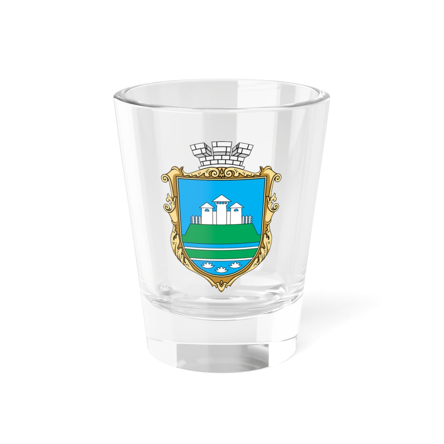 Coat of arms of Kamin-Kashyrskyi (Ukraine) (Coat of Arms) Shot Glass 1.5oz