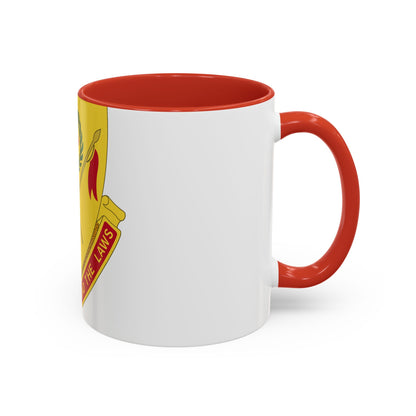 180th Field Artillery Battalion (U.S. Army) Accent Coffee Mug