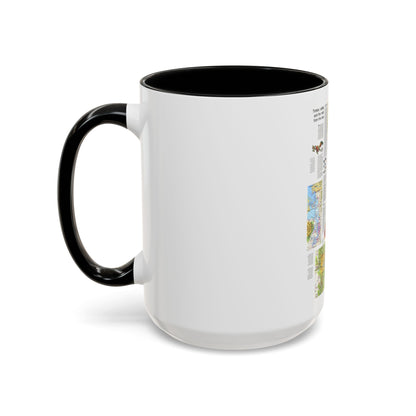 USA - Northwest 2 (1973) (Map) Accent Coffee Mug