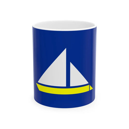 Flag of the Damietta Governorate Egypt - White Coffee Mug-11oz-Go Mug Yourself