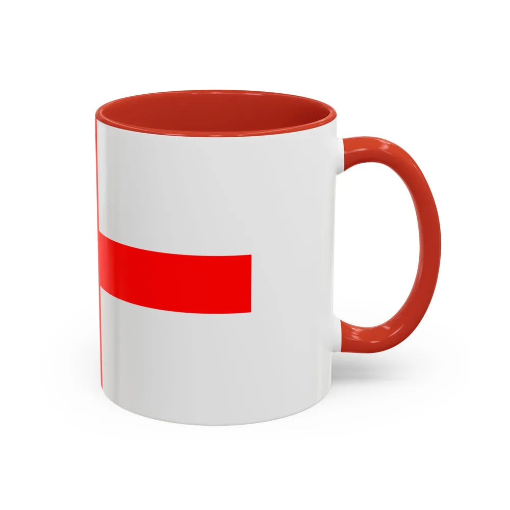 Flag of Alessandria Italy - Accent Coffee Mug-Go Mug Yourself