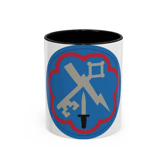207th Military Intelligence Brigade (U.S. Army) Accent Coffee Mug 11oz Black - Go Mug Yourself