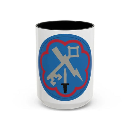 207th Military Intelligence Brigade (U.S. Army) Accent Coffee Mug 15oz Black - Go Mug Yourself