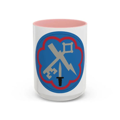 207th Military Intelligence Brigade (U.S. Army) Accent Coffee Mug 15oz Pink - Go Mug Yourself