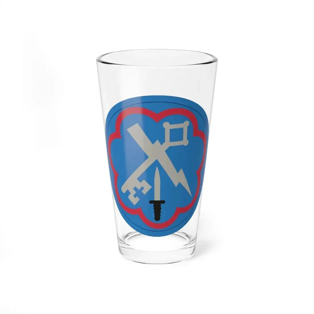 207th Military Intelligence Brigade (U.S. Army) Pint Glass 16oz 16oz - Go Mug Yourself