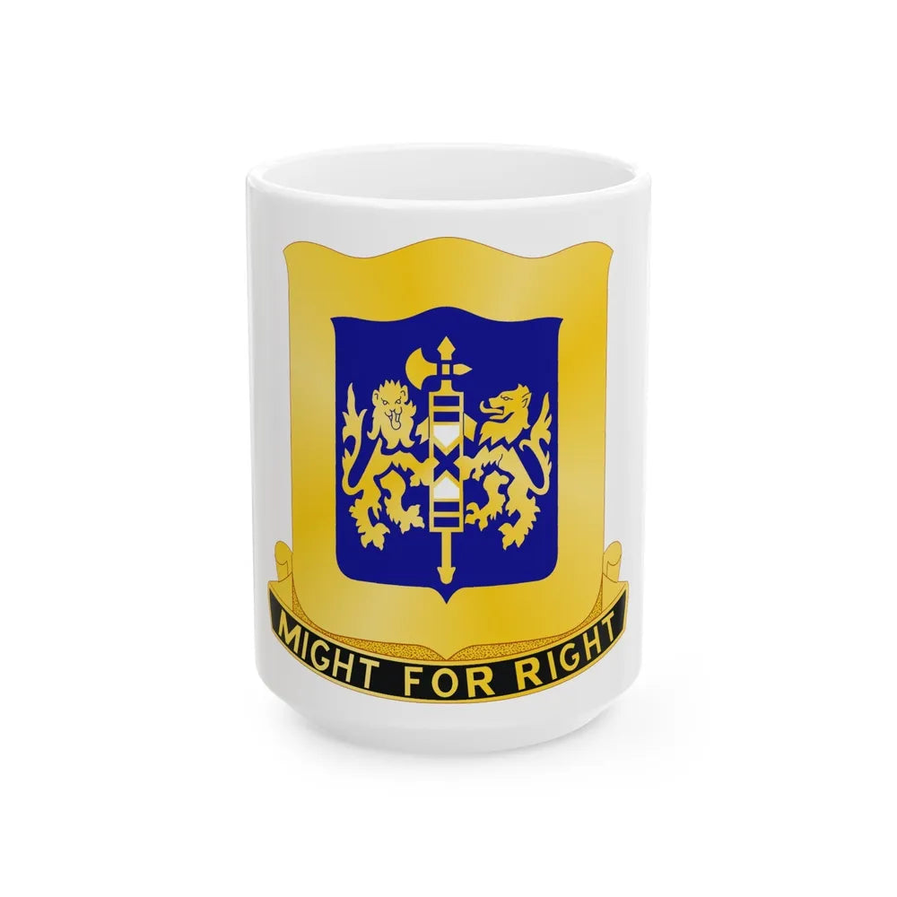 208 Armor Regiment (U.S. Army) White Coffee Mug-15oz-Go Mug Yourself