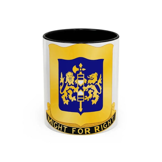 208 Armor Regiment (U.S. Army) Accent Coffee Mug 11oz Black - Go Mug Yourself