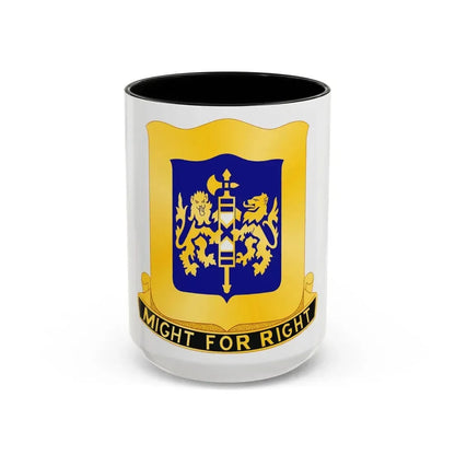 208 Armor Regiment (U.S. Army) Accent Coffee Mug 15oz Black - Go Mug Yourself