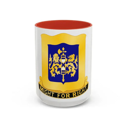 208 Armor Regiment (U.S. Army) Accent Coffee Mug 15oz Red - Go Mug Yourself
