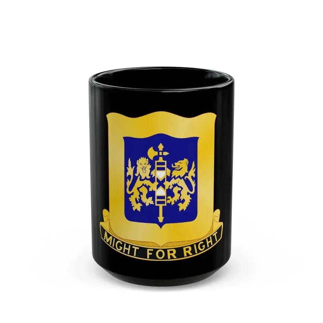 208 Armor Regiment (U.S. Army) Black Coffee Mug 15oz - Go Mug Yourself