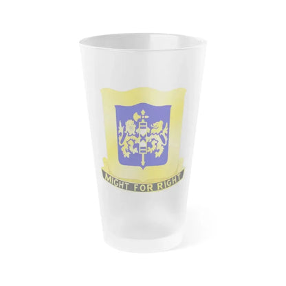 208 Armor Regiment (U.S. Army) Frosted Pint Glass 16oz Default Title - Go Mug Yourself